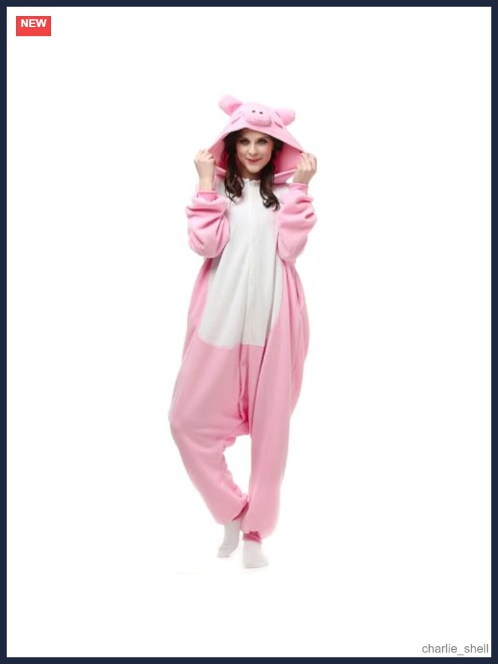 Unisex Adult Onesie Pajamas Christmas Costume Hooded Sleepwear